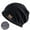 Black, variant on Awdenio Beanies Hats Men's And Women's Fashionable Windproof Plush Warm Bun Pile Cap