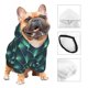 thumbnail image 3 of Balery Green Vintage Peacock Sudadera con Capucha para Perros Pequeños – Ropa para Mascotas, Disfraz para Perros y Gatos, Ideal para Fiestas y Cosplay-Medium, 3 of 7