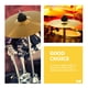 thumbnail image 4 of ColoMX 2pcs Jazz Drum Reemplazo de placas de plantillo Drum Cymbals Clear Drum Drum Cymbals Suministros, 4 of 8