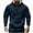 Dark Blue, variant on KeShDi Men Hoodies Mens Big and Tall Hoodies Men Casual Fashion Solid Zipper Pullover Long Sleeve Hoodie with Pocket Sweatshirts Blue 4X