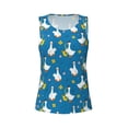 thumbnail image 3 of Picia Cartoon Goose Pattern Women's Workout Tank Top,Breathable Activewear,Slim Fit Athletic Top,Versatile Workout Moisture-wicking top-X-Large, 3 of 9
