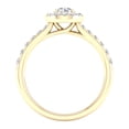 thumbnail image 2 of Imperial 3/4 Ct TDW Round Diamond Halo Engagement Ring in 10K Yellow Gold (H-I, I2), 2 of 4