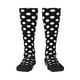 thumbnail image 1 of Balery Black and White Polka Dot Calcetines novedosos Calcetines deportivos Calcetines hasta la rodilla Calcetines de algodón Calcetines originales y geniales, 1 of 6