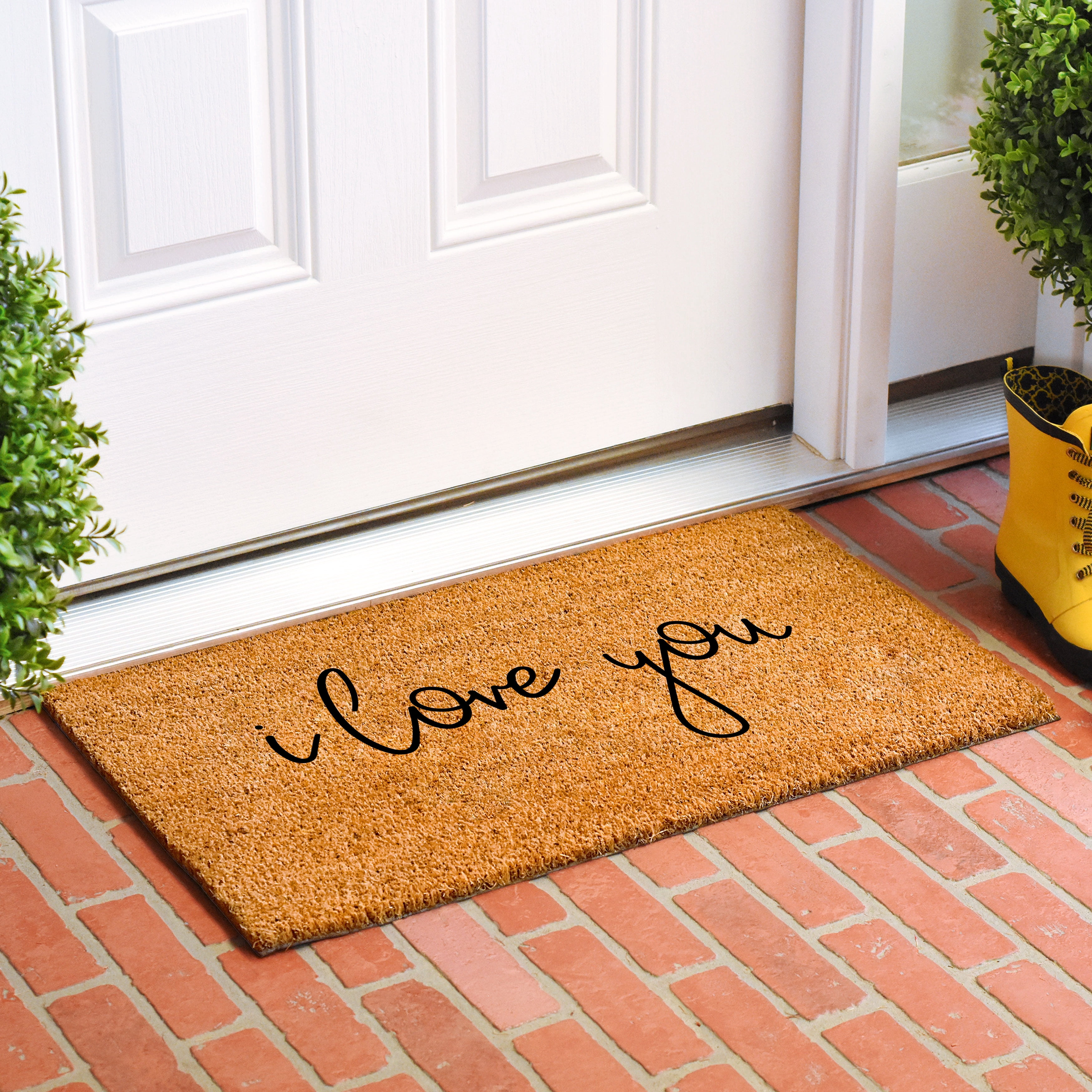 Calloway Mills 108593048 I Love You Doormat, 30" x 48"