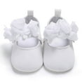 thumbnail image 6 of Otqutp Little Kid Comfortable&nbsp;Sneakers Children Baby Casual Shoes Floor Sports Shoes Flat Soles Lightweight Soft Solid Color Hook Loop Flowers, 6 of 8