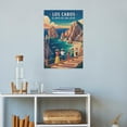thumbnail image 4 of Vintage Retro Travel Poster Wall Art El Arco De Cabo San Lucas Los Cabos Mexico Panoramic Ocean Arch Coastal Scenic View Print Poster, 4 of 8