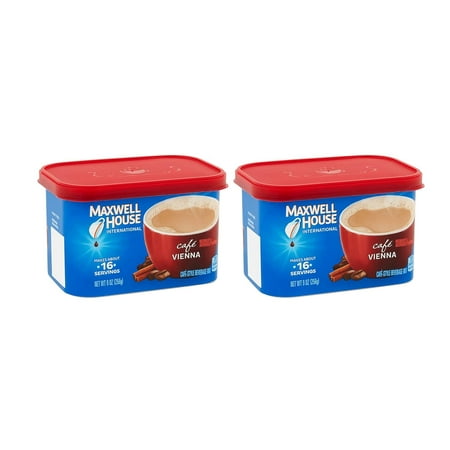 ( 2 Pack ) Maxwell House International Vienna Cafe Beverage Mix, 9 Oz Canister
