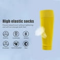 thumbnail image 7 of Football Socks Anti-friction Foot Protector Socks for Outdoor (Yellow Adult ), 7 of 7