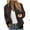 Brown Jackets, variant on Htigea Women's Bomber Jackets Windproof Waterproof Outdoor Biker Jacket Lightweight Fall Zip Up Windbreaker with Pocket Brown S