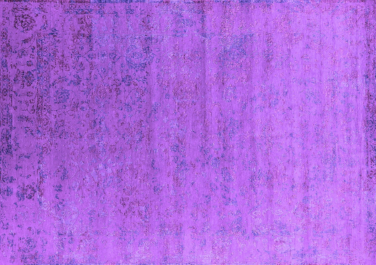 Ahgly Company Indoor Rectangle Oriental Purple Industrial Area Rugs, 8