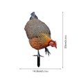 thumbnail image 1 of Rooster Yard Stakes Decorative Premium Realistic metal Chicken Yard Art, 1 of 5