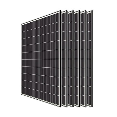 Renogy 6pcs 320 Watt Monocrystalline Solar Panel System Kit Off Grid for Shed Farm, Home, Residential, Commercial House, 320W, 6 Pieces