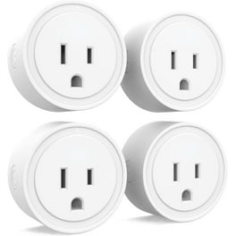 Geeni Wi-Fi Smart Wall Outlet with Alexa Home Connection, 2-Pack