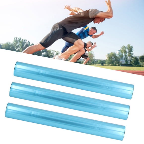 Relay Sticks, Aluminum Alloy Bright Color Sports Field Race Batons for Playground Yellow,Blue,Green,Purple