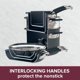 thumbnail image 3 of Juego de utensilios de cocina Anolon SmartStack, anodizado duro, 10 piezas, negro, 3 of 8