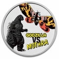 thumbnail image 2 of 2023 Niue Colorized 2 oz Silver Mothra Coin, 2 of 4