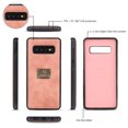 thumbnail image 4 of Galaxy S10 Wallet Case, Alleytech Girls Women Magnets Detachable Zipper Wallet Case Cover PU Leather Folio Flip Holster Carrying Case Card Holder for Samsung Galaxy S10 2019, Pink, 4 of 9