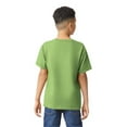 thumbnail image 3 of Gildan Youth Heavy Cotton T-Shirt, Blank Tee for Crafts & DIY, Kids Short Sleeve Tee, Kiwi, XS, 3 of 5