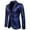 Navy, variant on Herrnalise Men's Autumn And Winter Fashion Personality Solid Color Casual Suit Jacket Yellow