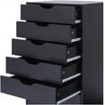 thumbnail image 5 of YSNW 7-Drawer Unit Craft Storage Cabinet Makeup Organization and Storage Drawers Black, 5 of 7