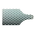 thumbnail image 2 of Abstract Cutting Board, Minimalist Monochrome Dots in Black Growing Big from Bottom to Top Polka Dots Image, Tempered Glass Cutting and Serving Board, Wine Bottle Shape, White, by Ambesonne, 2 of 5