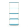 thumbnail image 6 of Furinno Turn-N-Tube 5-Tier Multipurpose Shelf Display Rack,Light Blue and White, 6 of 8