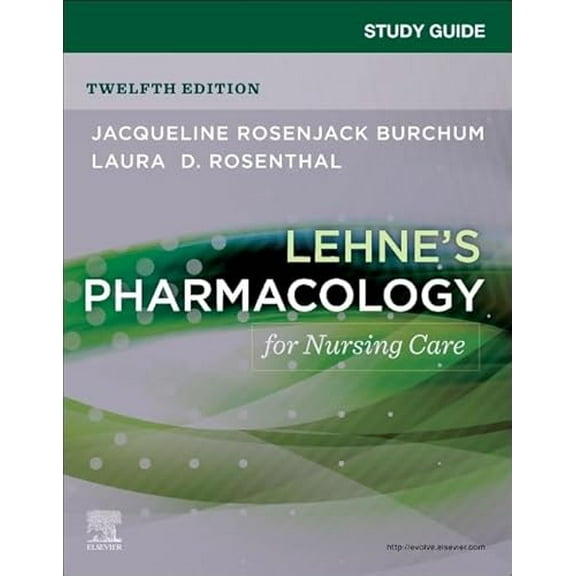 Pre-Owned Study Guide for Lehne's Pharmacology for Nursing Care Paperback