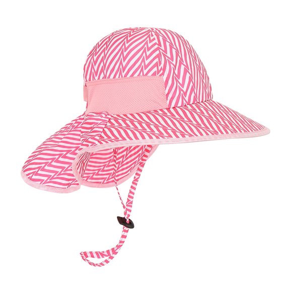 Colorful Pattern Wide Brim Children Sun Hat Kids Bucket Cap Summer Beach Girls Travel Outdoor New Fashion Cute Casual Sun Hats