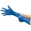 Ansell Microflex SafeGrip SG-375 Disposable Latex Gloves, 14.2mil, Blue Large, Box of 50