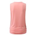 thumbnail image 4 of Playeras,Blusas y Tops,Ropa para Mujer Camisetas sin mangas para las mujeres Mujeres Casual sin mangas con cuello en V Tank Tops Camisas Loose Fit chaleco pulóver camisa (Pink, XXL), 4 of 6
