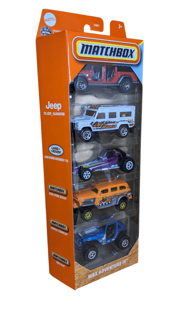 2025 Matchbox MBX Road Cruisers II 5-Pack Mustang Nova El Camino