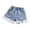 Z2 Blue, variant on Toddler Girls Pants Kids Baby Solid Lace Spring Summer Jeans Shorts Denim Shorts Casual Shorts Daily Wearing Pants for Girls Size 6-7 Years