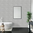 thumbnail image 5 of Burgos Carrara Marble Hexagon Mosaic Floor and Wall Tile in White (Pack of 11), 5 of 6
