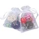 thumbnail image 5 of Bolsas de organza de copo de nieve para Navidad, 100 bolsas de regalo de organza blanca, bolsas de organza de 2.7 '' X 3.5 '' con cordón para Navidad, joyería de recuerdo de boda, 5 of 5