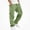 Green, variant on HAOTAGS Boys Cargo Pants with Pockets, Elastic Waist Solid Color Casual Sweatpants Brown Size 9