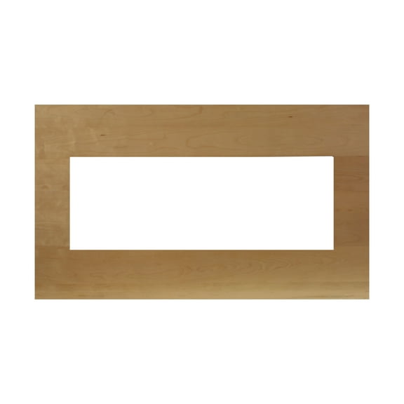 Natural Birch birch wood mantel ‐ surround for BI‐40‐XTRASLIM