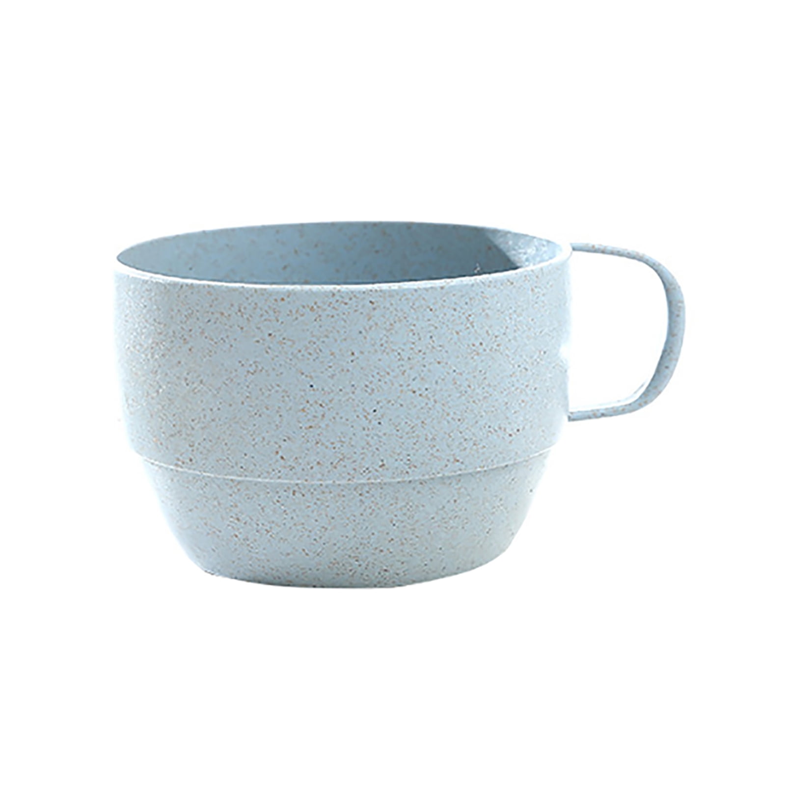 Lekoch Biodegradable Blue Coffee Cups Eco Friendly PLA Coffee Mugs Reusable