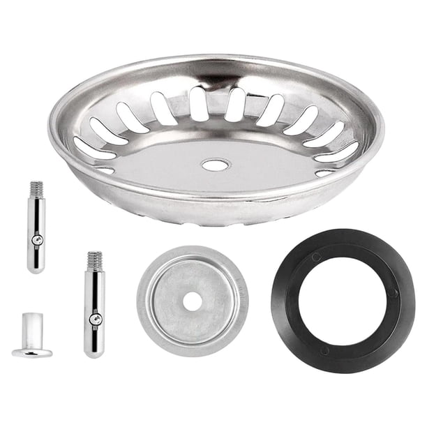 Colador de fregadero de cocina, cesta de acero inoxidable, antiobstrucción, para restaurantes y hoteles. 82 cm
