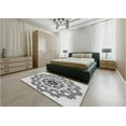 thumbnail image 5 of Ahgly Company Machine Washable Indoor Rectangle Transitional Sonic Silver Gray Area Rugs, 3' x 5', 5 of 7