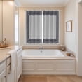 thumbnail image 3 of Curtains 63 Inch Length 2 Panels, Black Retro Greek Key Grommets Window Treatment Curtain, Gray Greece Ancient Farmhouse Geo Thermal Curtains Drapes for Living Room/Bathroom, 3 of 9
