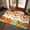 White, variant on Small Door Mat Indoor Outdoor 15.7"x23.6",Farmhouse Bear Absorbent Non Slip Entry Rug,Country Vintage Animals Paw Print Brown Low Profile Welcome Mat for Front/Side Door Apartment Entrance Bathroom