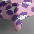 thumbnail image 3 of Pink and Purple Of Leopard Print Rectangle Tablecloth 60"x84",Waterproof Polyester Rectangle Table Cloth, Wipeable Spillproof Polyester Tablecloth for Dining, Camping, Indoor and Outdoor, 3 of 5