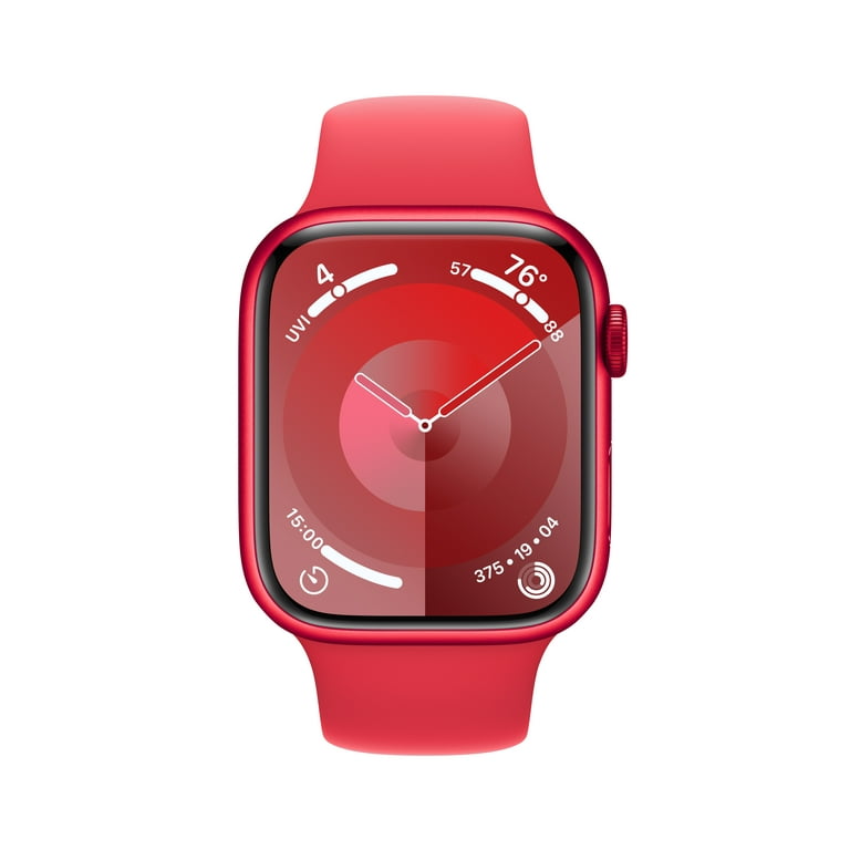 Apple Watch Series 9 GPS + Cellular 45mm Red Aluminum Case with 