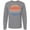 AC-Heather Grey, variant on Inktastic Lake Powell Distressed Retro Sunset Long Sleeve T-Shirt