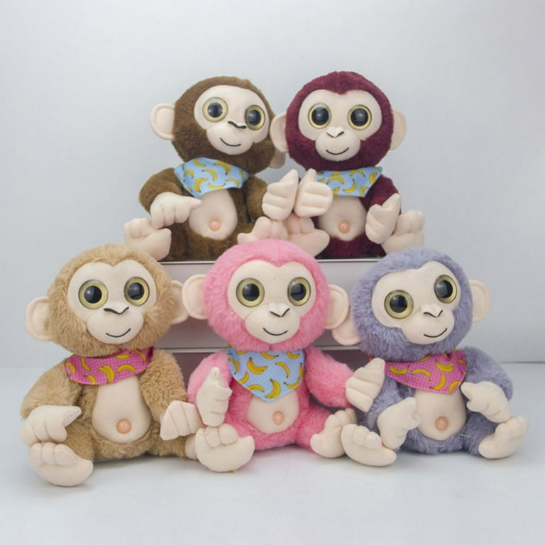 Talking Monkey Repeats What You Say Electric Nodding Interactive Toy