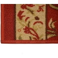 thumbnail image 4 of Extra-Long Low Pile Runner Rug Skid Resistant Backing Rug Runner Orient and Floral Red Cut to Size Roll Runner Rugs - 17 Feet x 36 Inch, 4 of 6