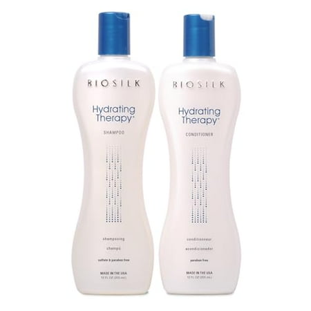 BioSilk Hydrating Therapy Shampoo & Conditioner, 12 Oz (2 Count)