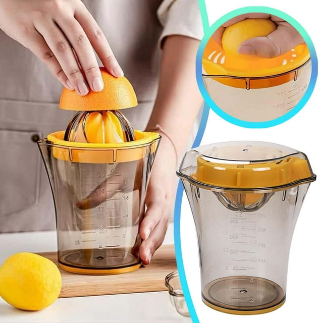 Manual Juicer Fruit Juicer Presser Machine With Scale Hand Juicer Quick And Effective Juicing Super Easy To Clean Stainless Fruit Juicer Juice Strainer No Pulp Shirt Presser Combo Juicer Parts Glass