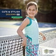 thumbnail image 5 of STC Girls Tennis Dresses and Golf Outfit Came to Play Sleeveless Sports Skirts with Shorts and Built in Pockets for Athletic Youth and Kids - Size Large/10, 5 of 6