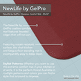 thumbnail image 4 of GelPro Contemporary Kitchen Mat, 20" x 72", Grasscloth Red, 4 of 5